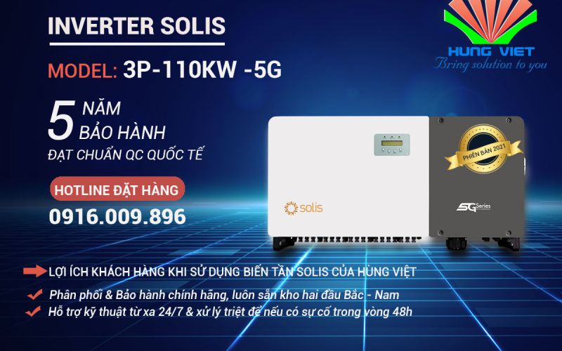 Hùng Việt nhà cung cấp inverter Solis hàng đầu Việt Nam