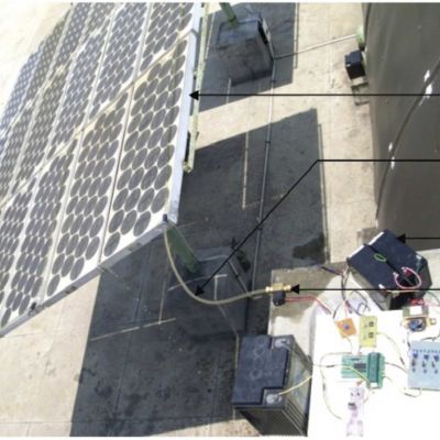 Hệ thống phun nước làm mát tấm pin năng lượng mặt trời