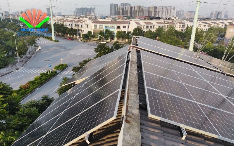 Hệ thống điện mặt trời mái nhà hộ gia đình công suất 5kw tại Vĩnh Phúc