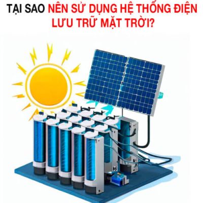Tại Sao Nên Sử Dụng Hệ Thống Pin Lithium Lưu Trữ Điện Mặt Trời?