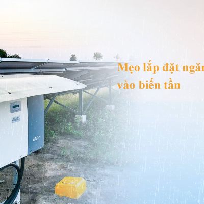 Mẹo lắp đặt ngăn nước vào biến tần