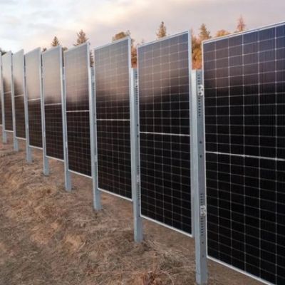 Công ty Mỹ phát triển pin điện mặt trời thẳng đứng hai chiều dành cho nông nghiệp
