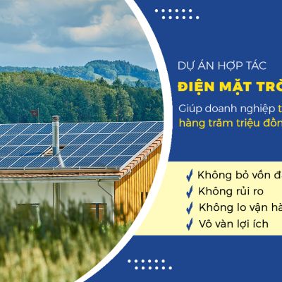 Chương trình hợp tác thuê mái nhà máy, nhà xưởng lắp đặt điện mặt trời không đồng