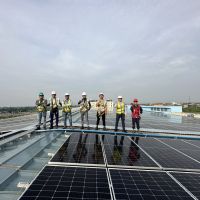 Lắp đặt hệ thống điện mặt trời mái nhà xưởng 2.264MWP tại Thái Bình