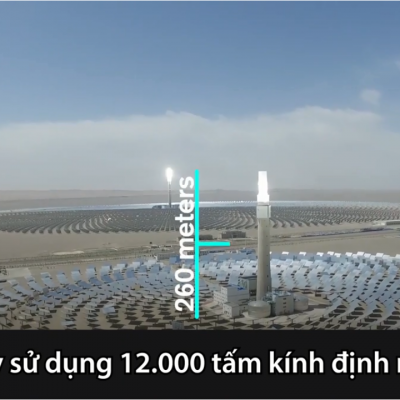 Nhà máy nhiệt điện mặt trời lớn nhất Trung Quốc