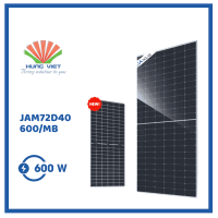 Tấm pin JA 600Wp Ntype hai mặt kính - JAM72D40 600/MB Tấm pin JA 600Wp Ntype hai mặt kính - JAM72D40 600/MB