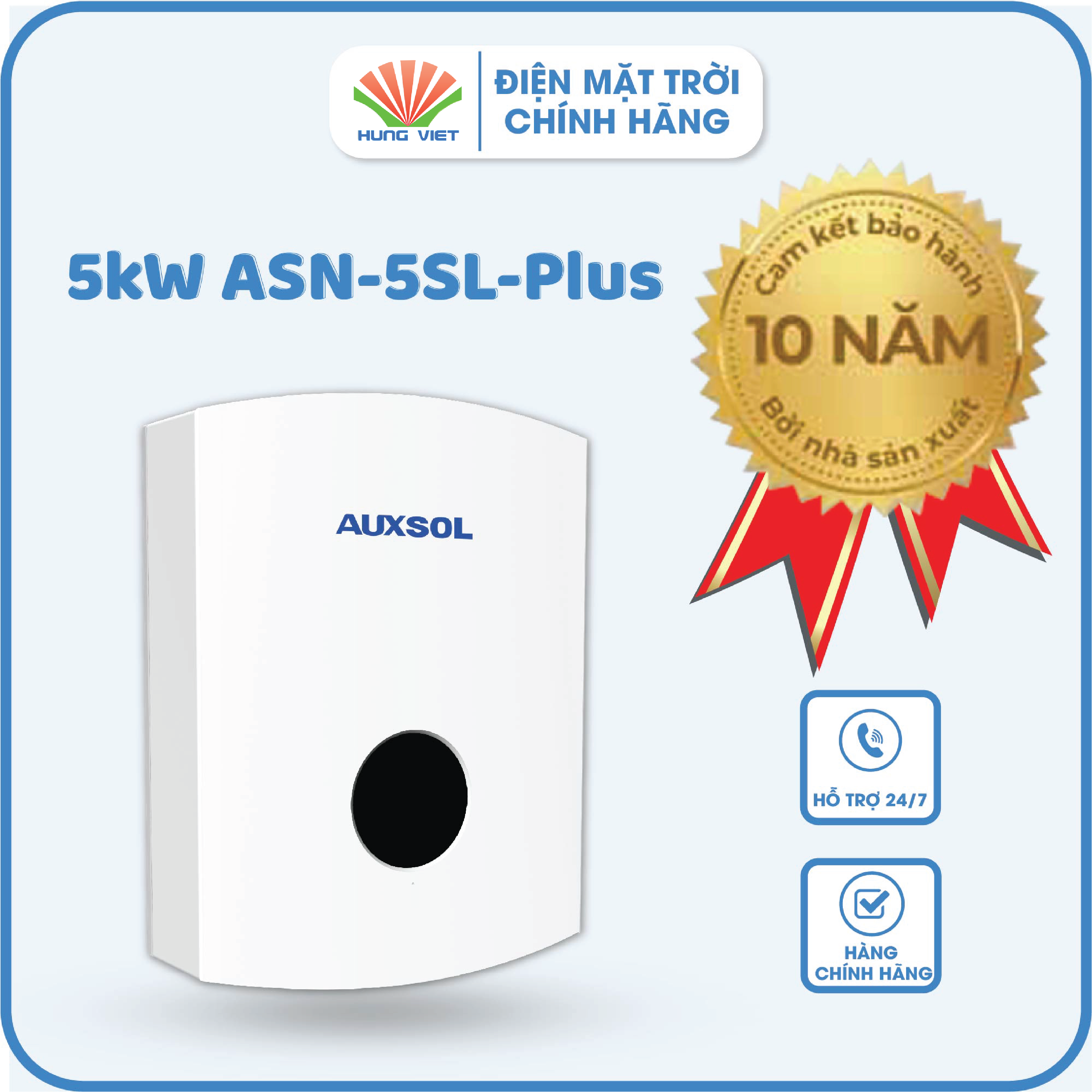 Inverter Auxsol 5kW ASN-5SL-Plus - Inverter 5KW