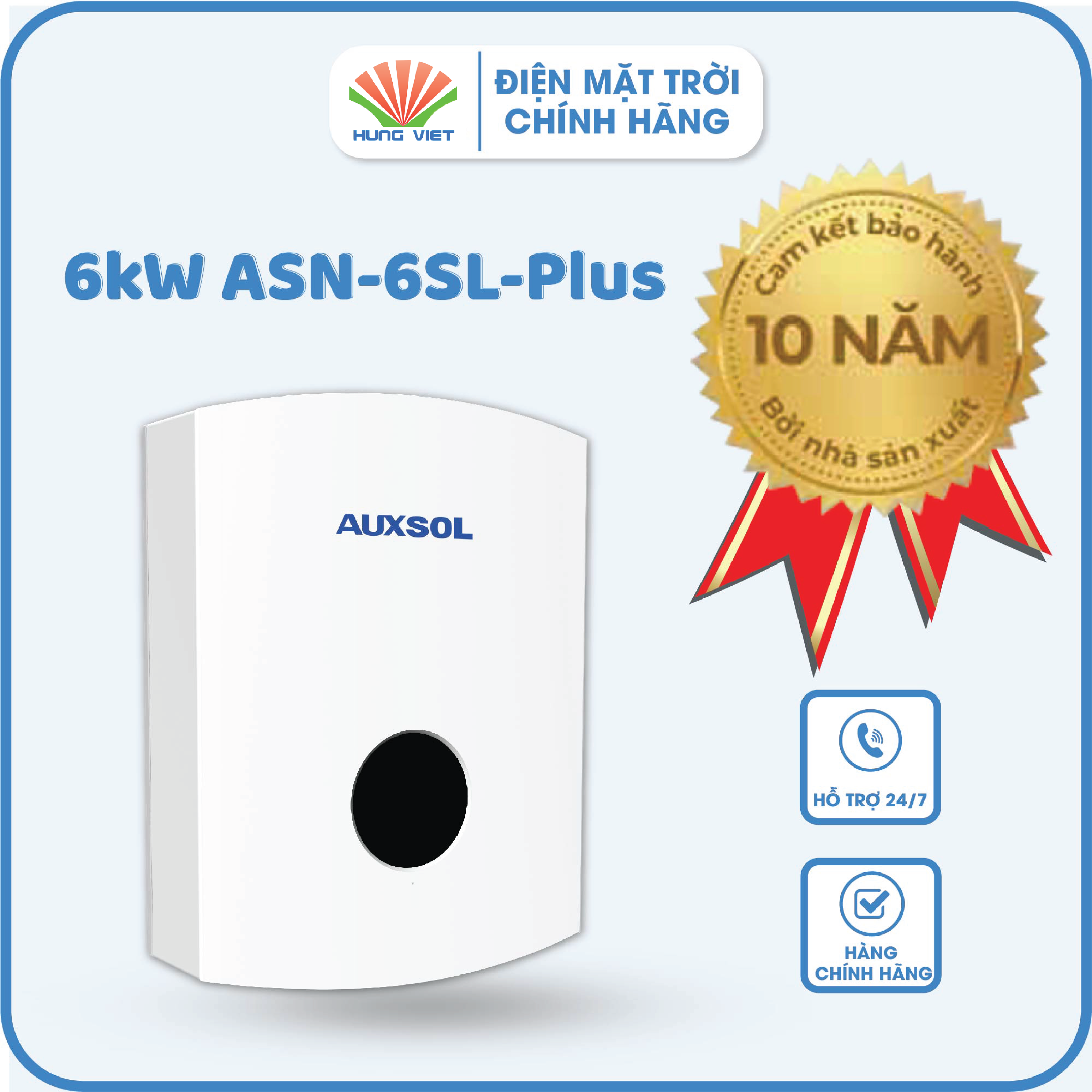  Inverter Auxsol 6kW ASN-6SL-Plus - Inverter 6KW