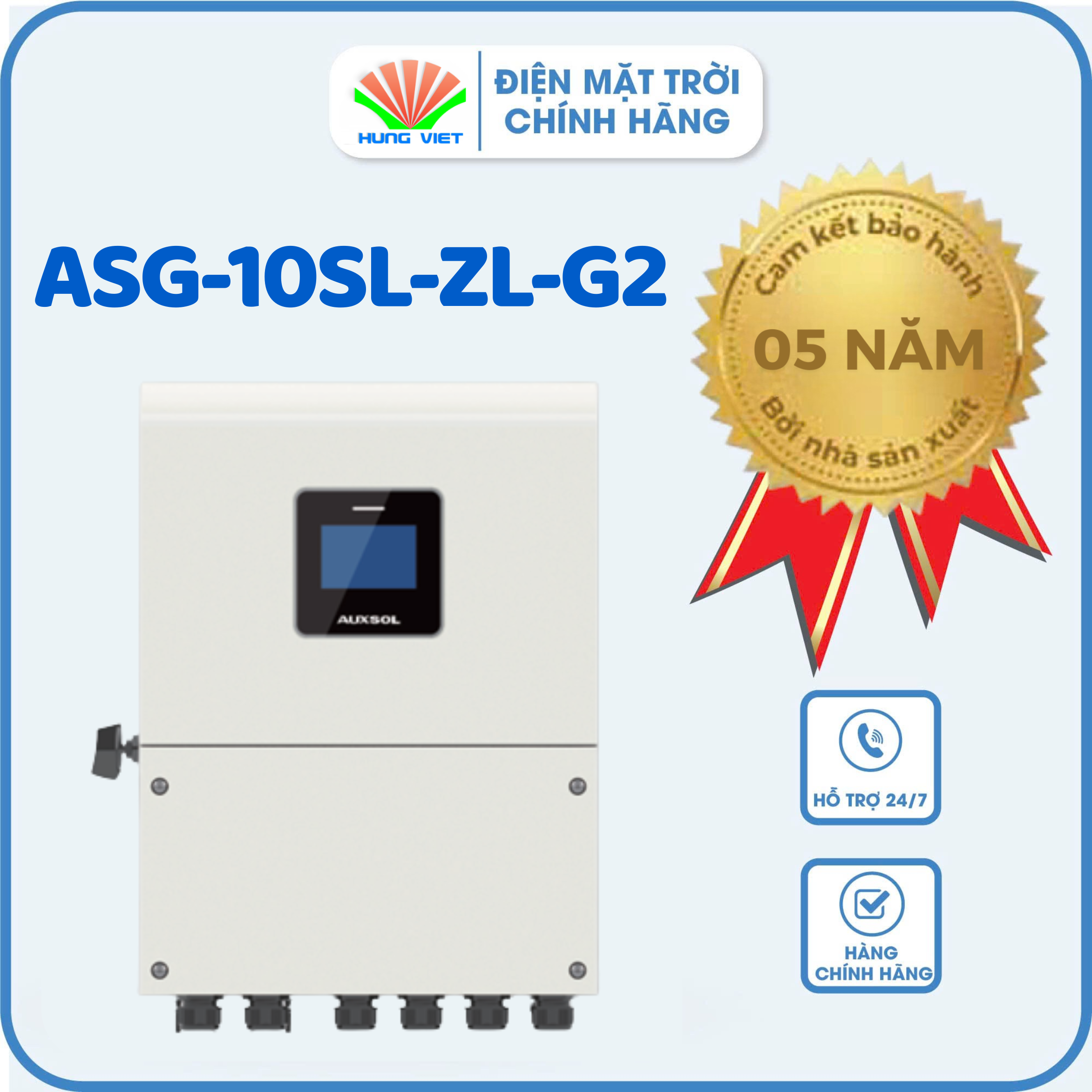 Inverter Hybrid Auxsol 10kW ASG-10SL-ZL-G2 - Inverter Hybrid 10KW