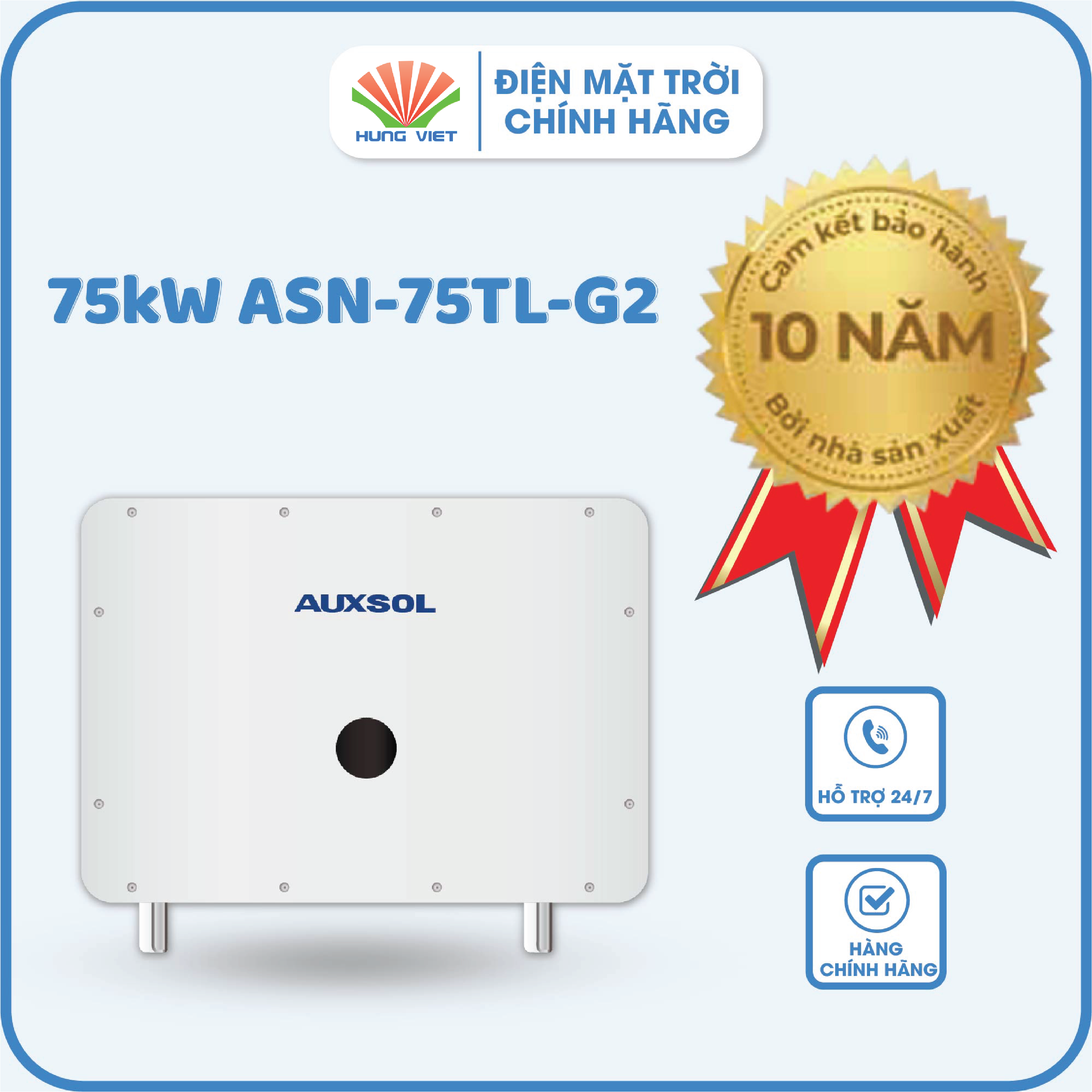 Inverter Auxsol 75kW ASN-75TL-G2 - Inverter 75KW