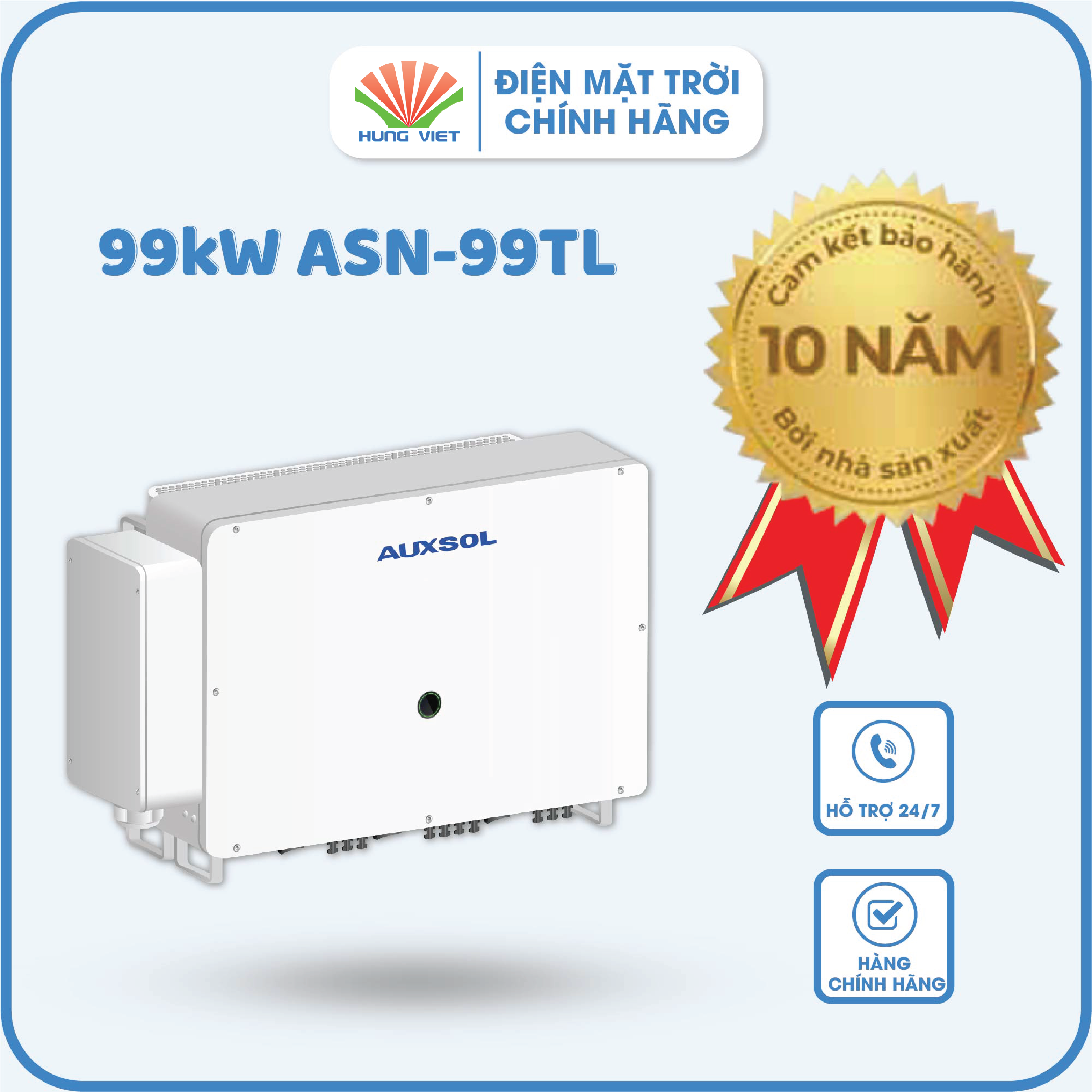Inverter Auxsol 99kW ASN-99TL - Inverter 99KW
