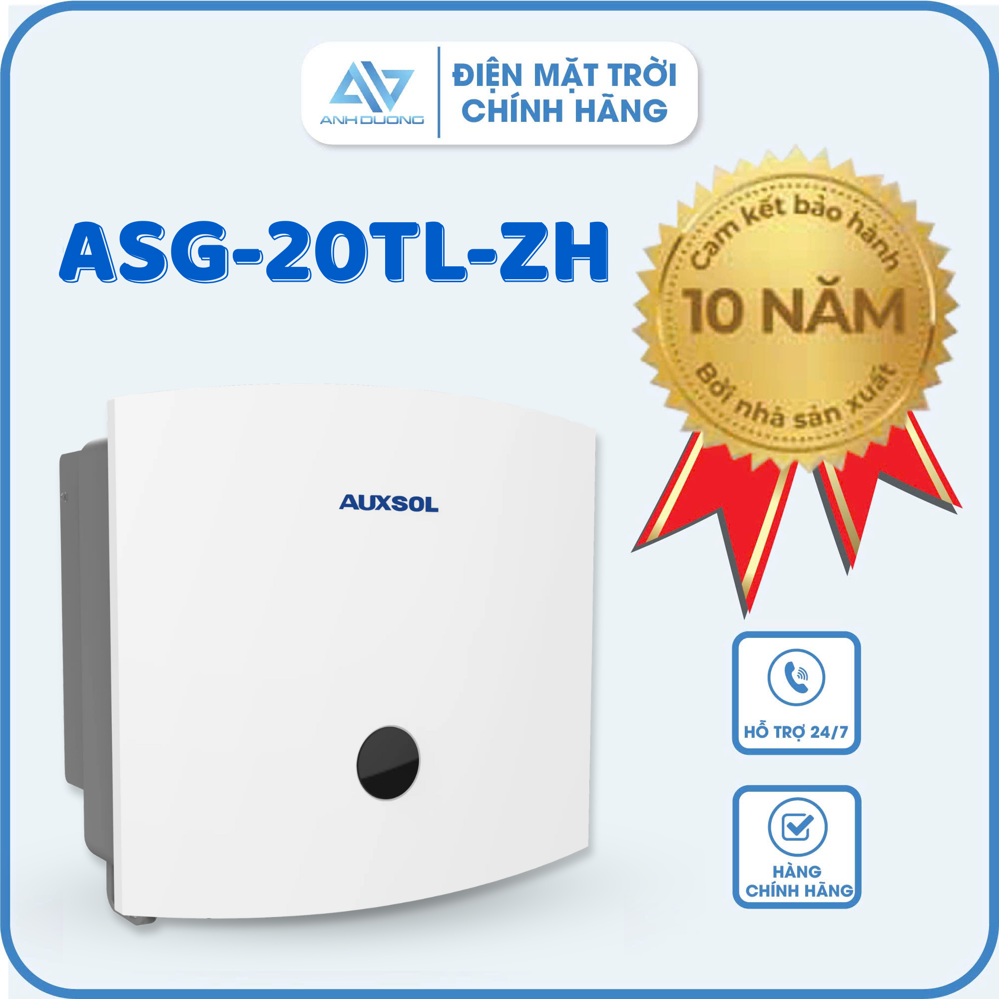 Inverter Hybrid Auxsol 20kW ASG-20TL-ZH - Inverter 20KW