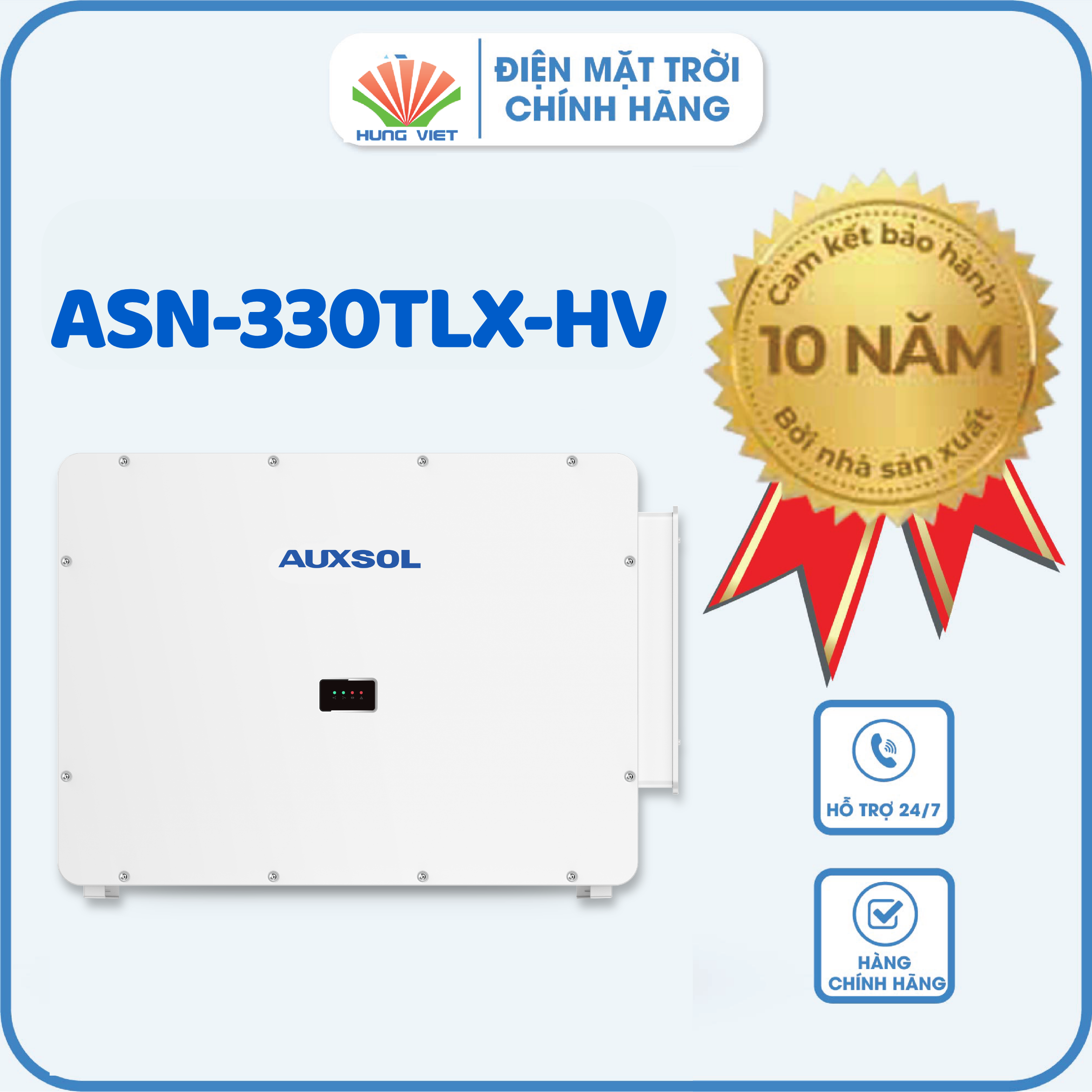 Inverter Auxsol 330kW ASN-330TLX-HV - Inverter 330KW 3 pha