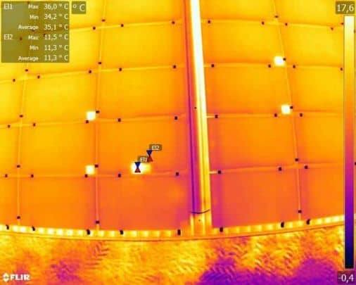 Điểm nóng trên tấm pin năng lượng mặt trời (Hot spots)