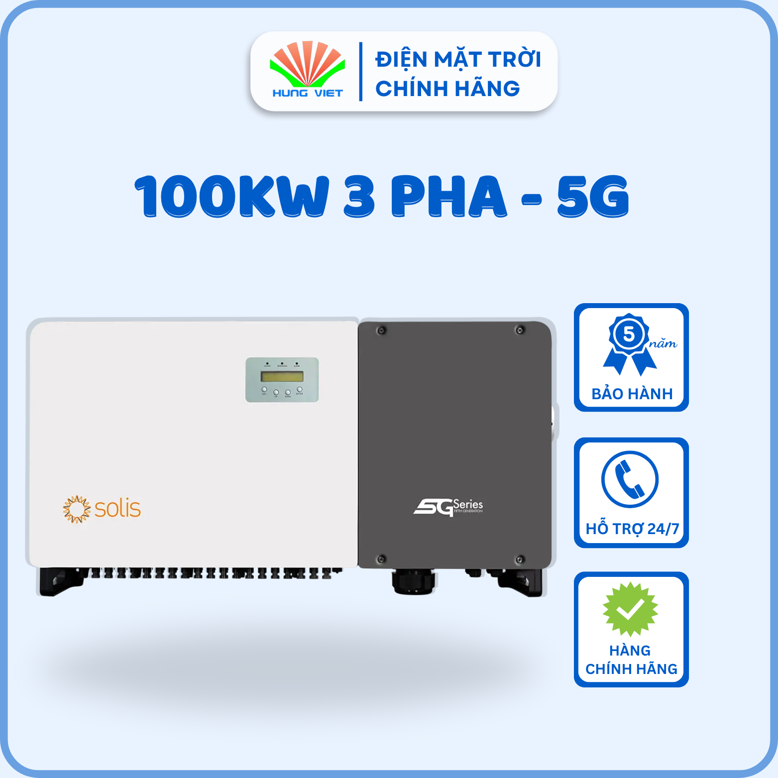 Inverter Solis 100KW 3 pha - 5G