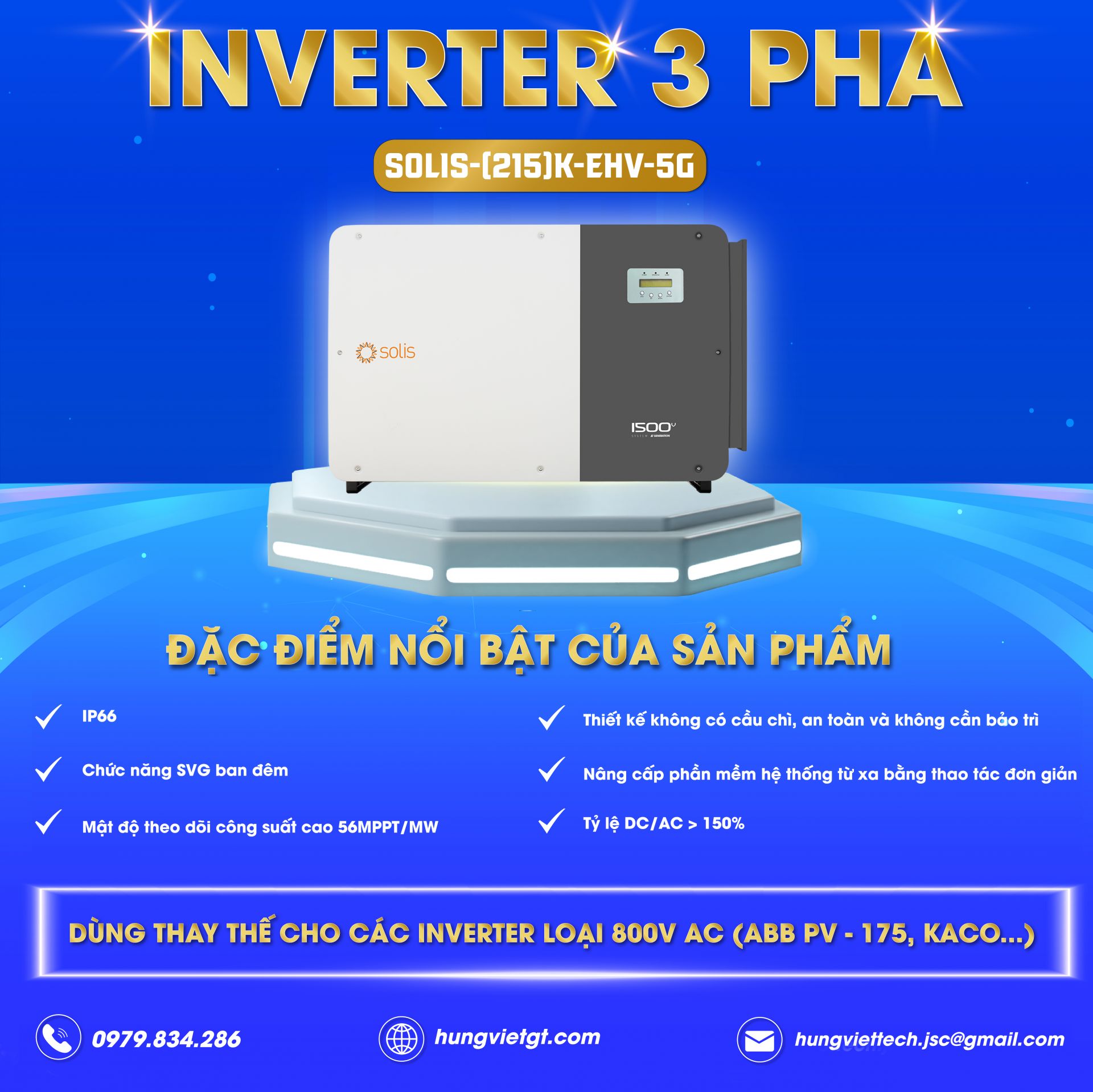 Biến tần Inverter Solis 3 pha