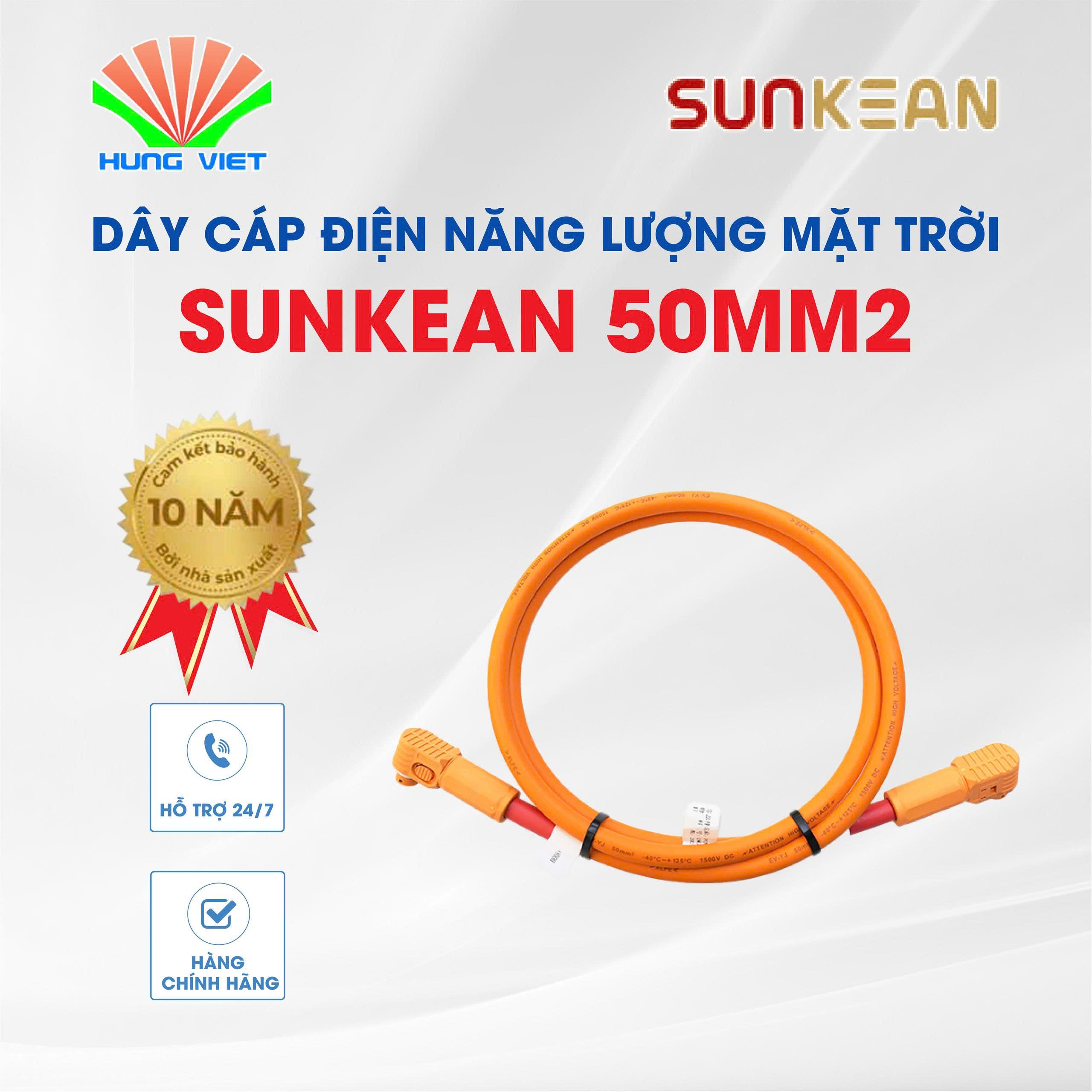 Dây cáp DC Solar Sunkean UL10269 50mm² - Dây DC Battery