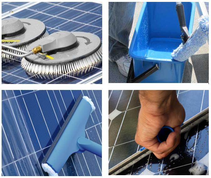 Công cụ vệ sinh tấm pin năng lượng mặt trời