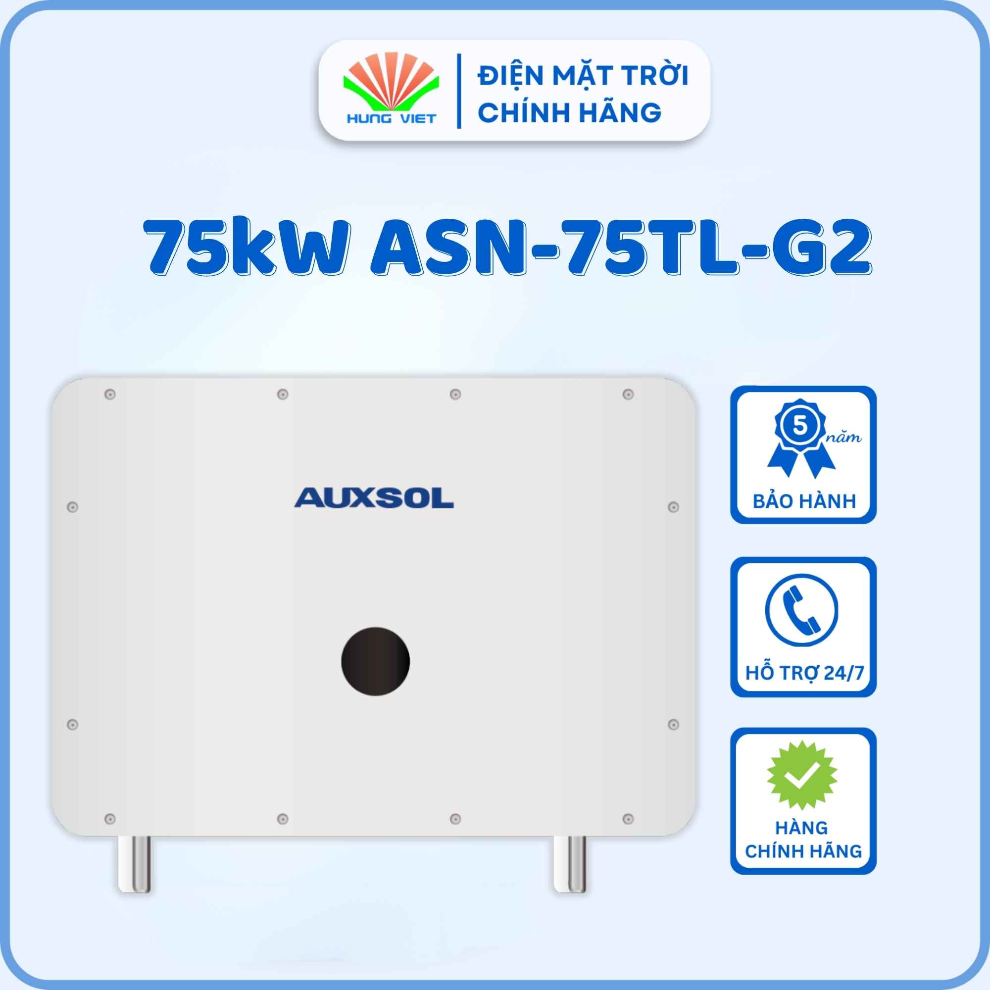 Inverter Auxsol 75kW ASN-75TL-G2 - Inverter 75KW