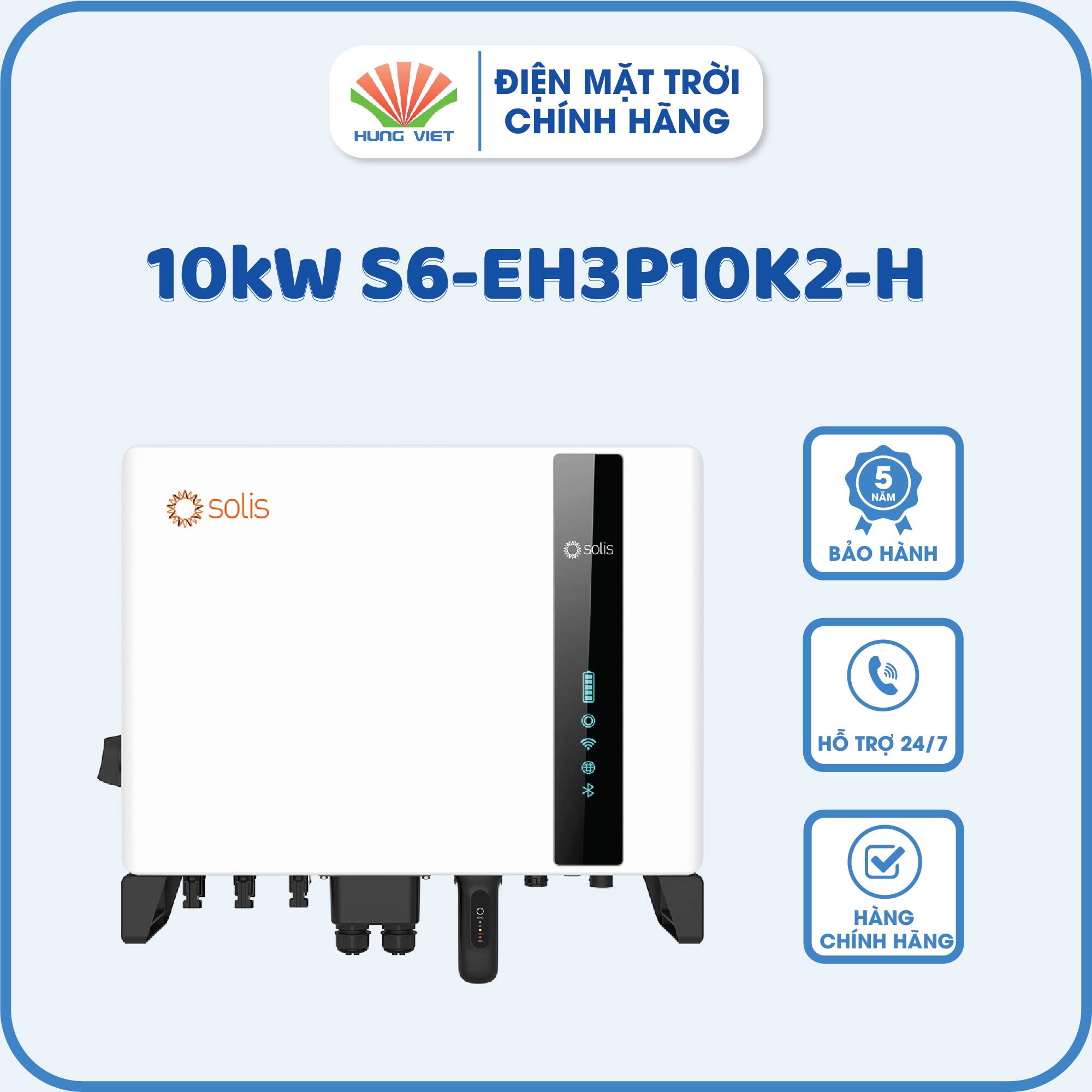 Inverter Hybrid Solis 10kW S6-EH3P10K2-H - Inverter 10KW
