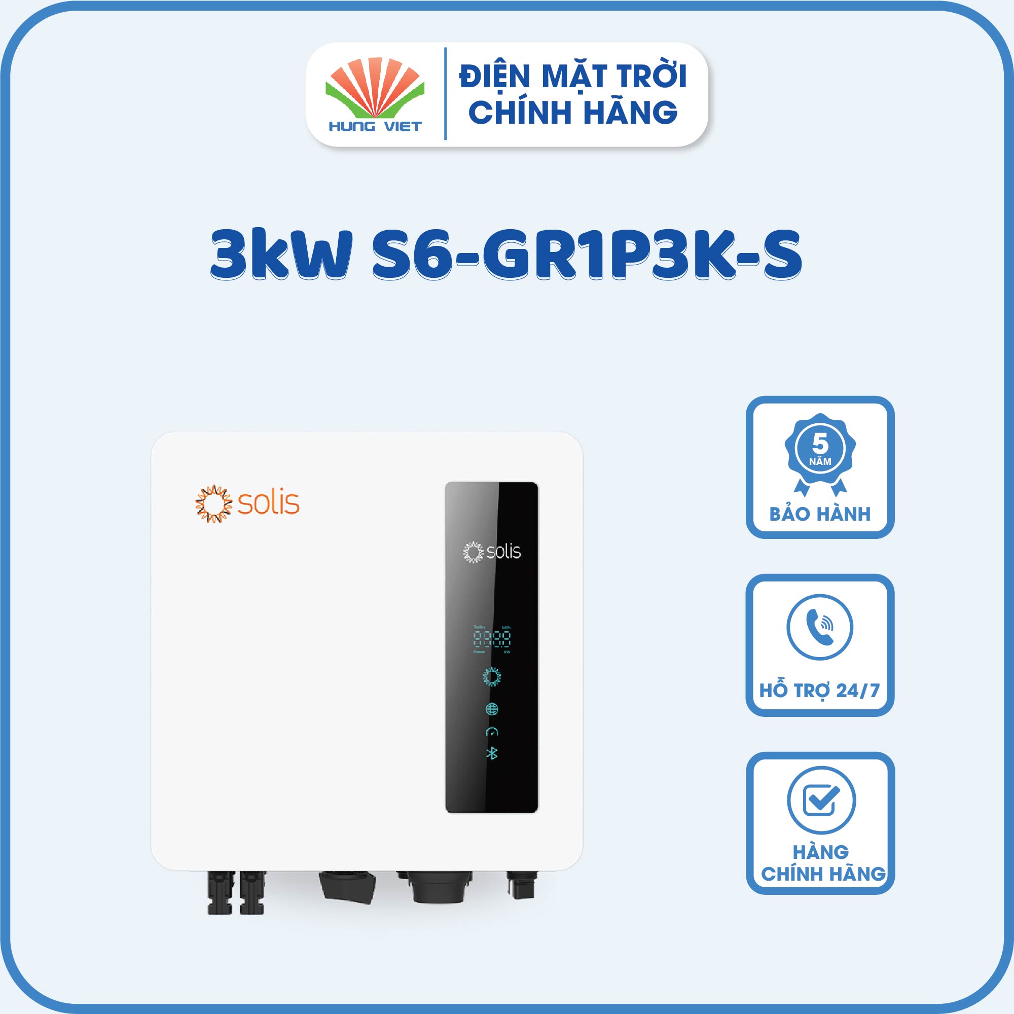  Inverter Solis 3kW S6-GR1P3K-S - Inverter 3KW
