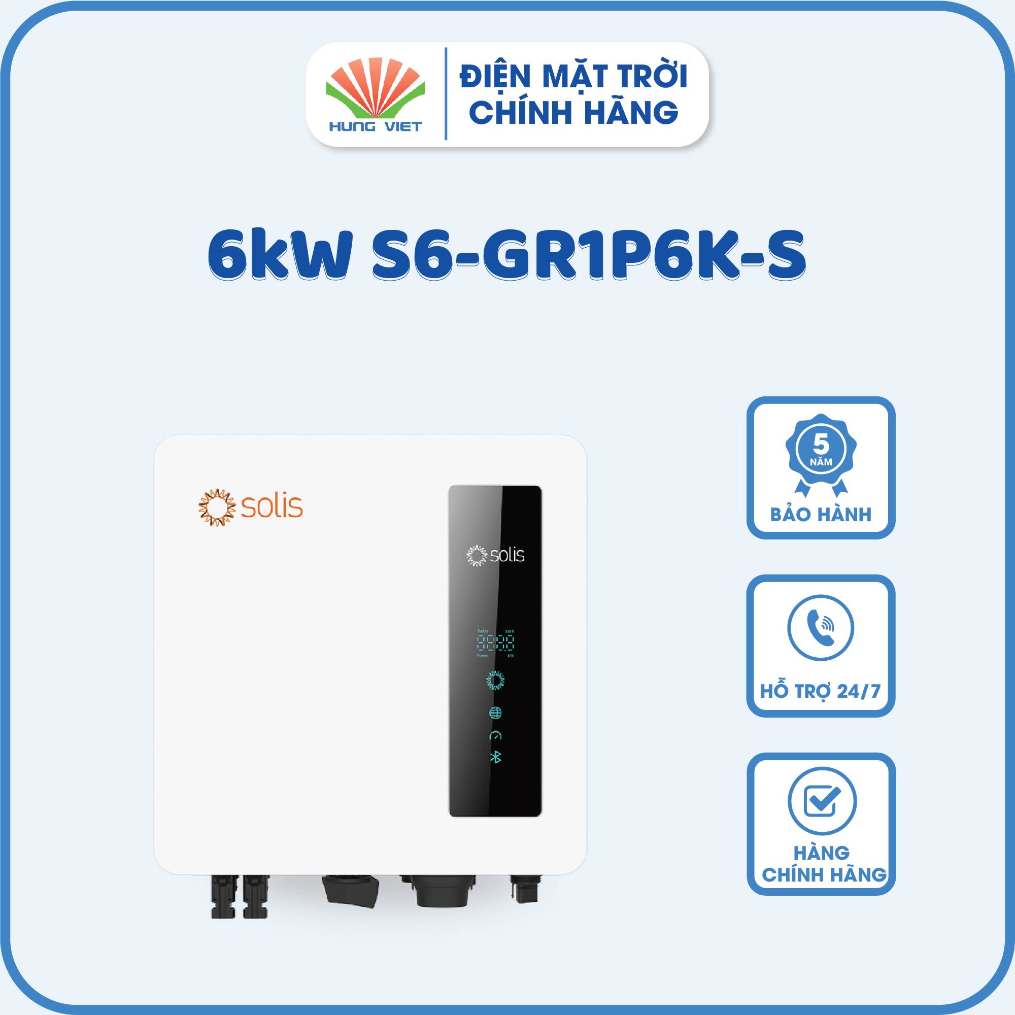 Inverter Solis 6kW S6-GR1P6K-S - Inverter 6KW