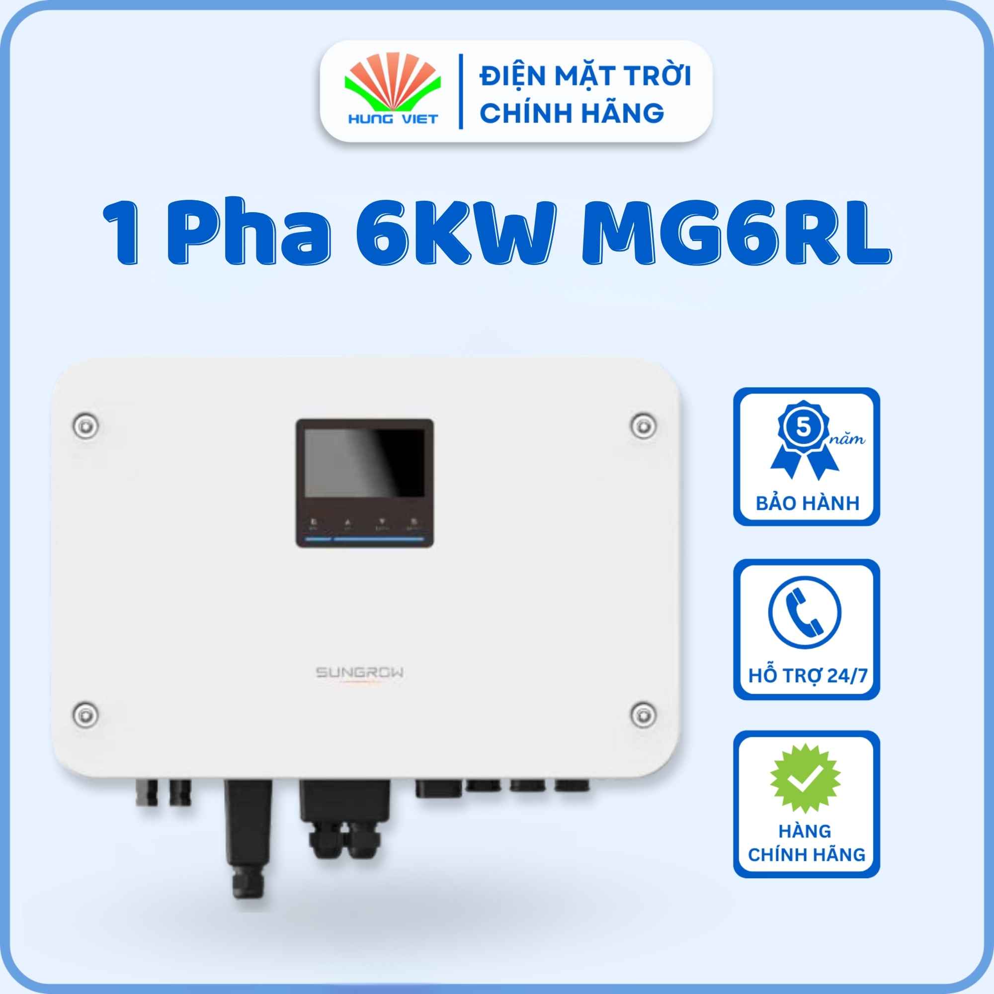 Inverter Sungrow 1 Pha 6KW MG6RL - Inverter 6KW