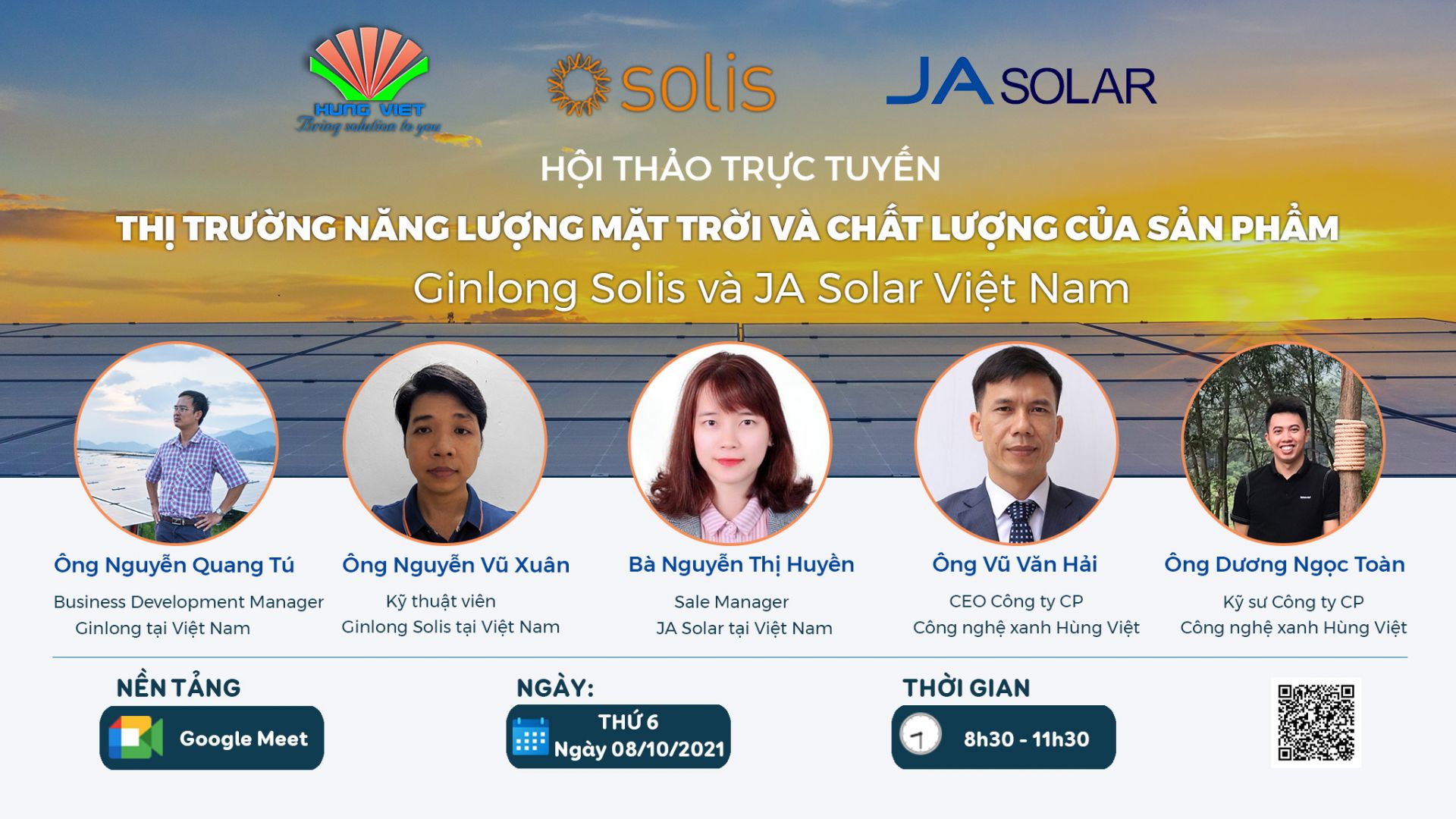 Hội thảo trực tuyến của Ginlong Solis và JA Solar tại Việt Nam